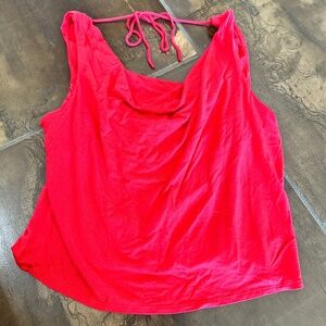 gaze red tank top